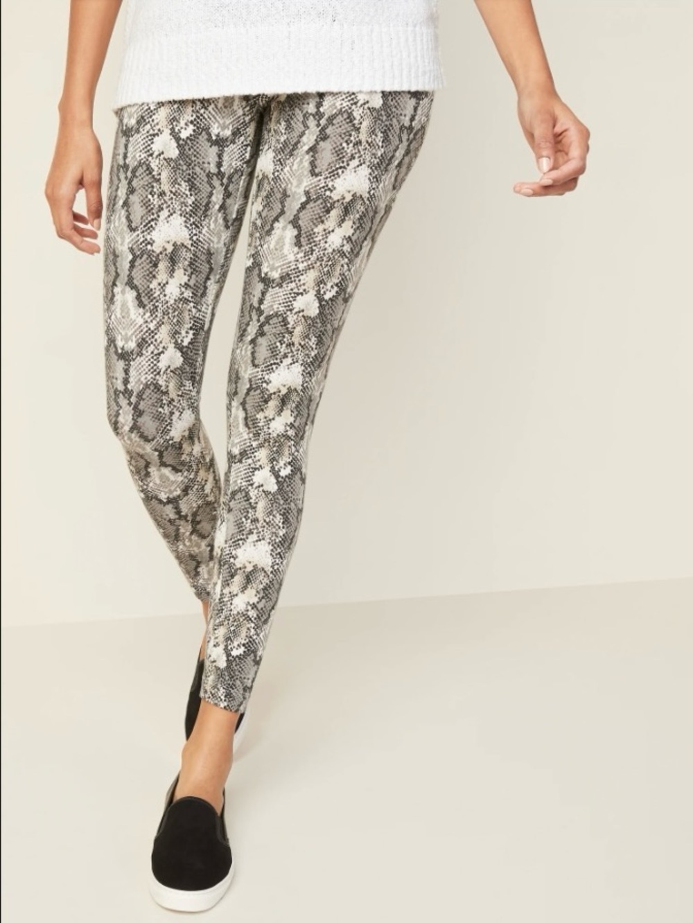 Old Navy Snake Print Leggings Size Large